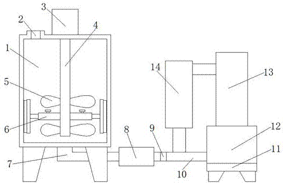 一种左氟沙星中间体制备用提取装置的制作方法