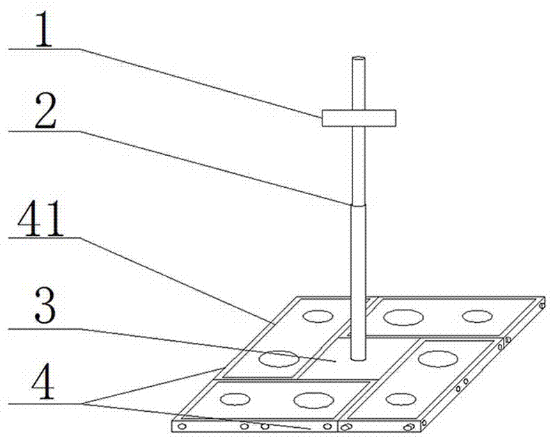 一种新型多功能型化学实验用铁架台的制作方法