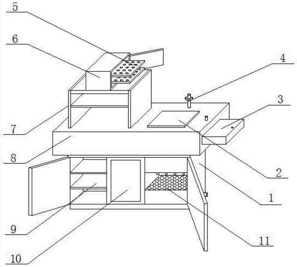 一种化学实验台的制作方法