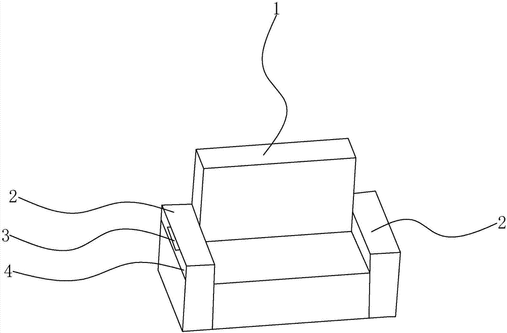 一种具有无线充电功能的保温沙发的制作方法