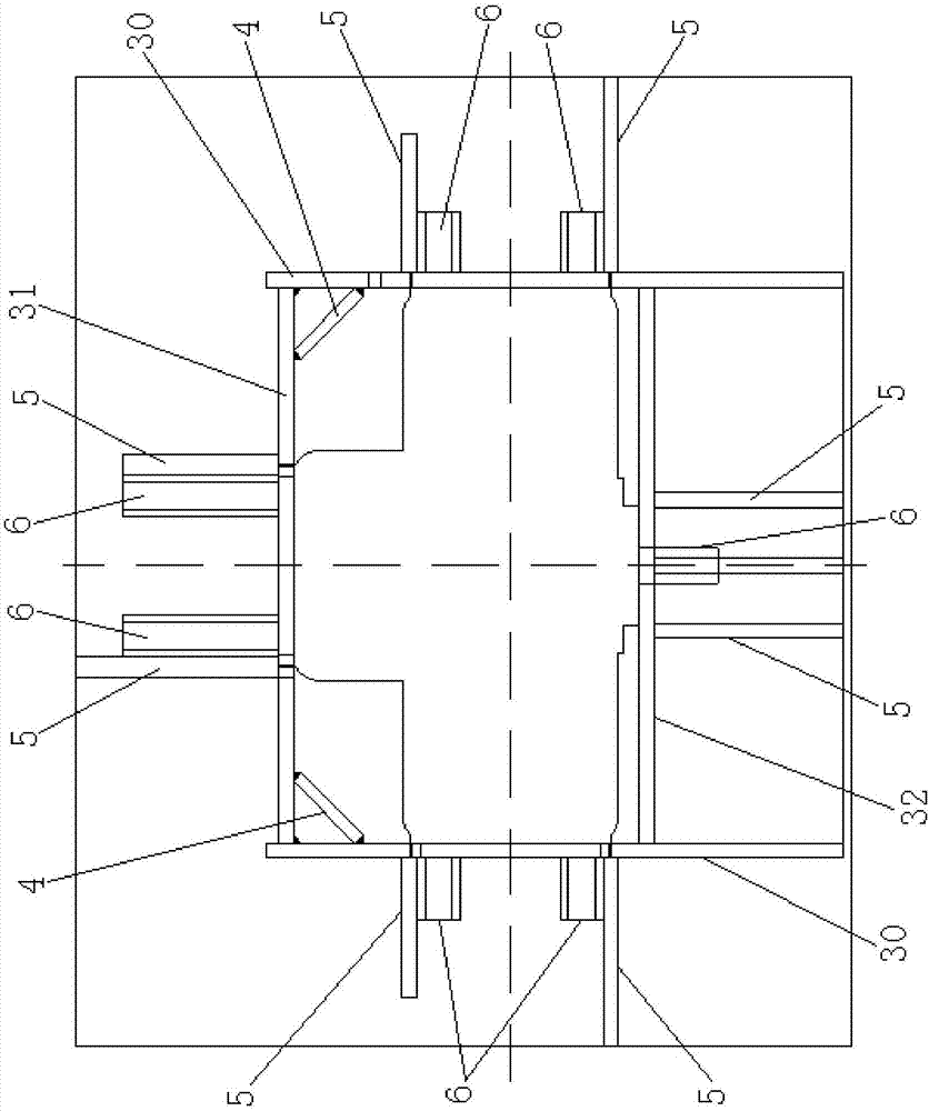 油压机机架的制作方法