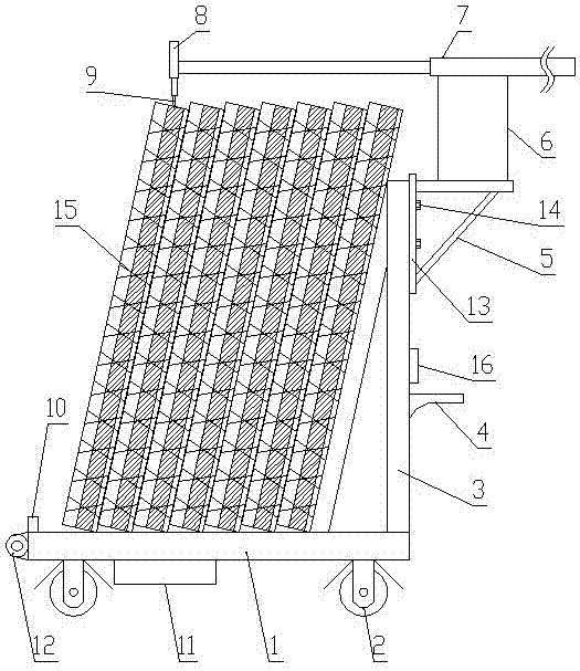 建筑施工用CL网架板运输推车的制作方法