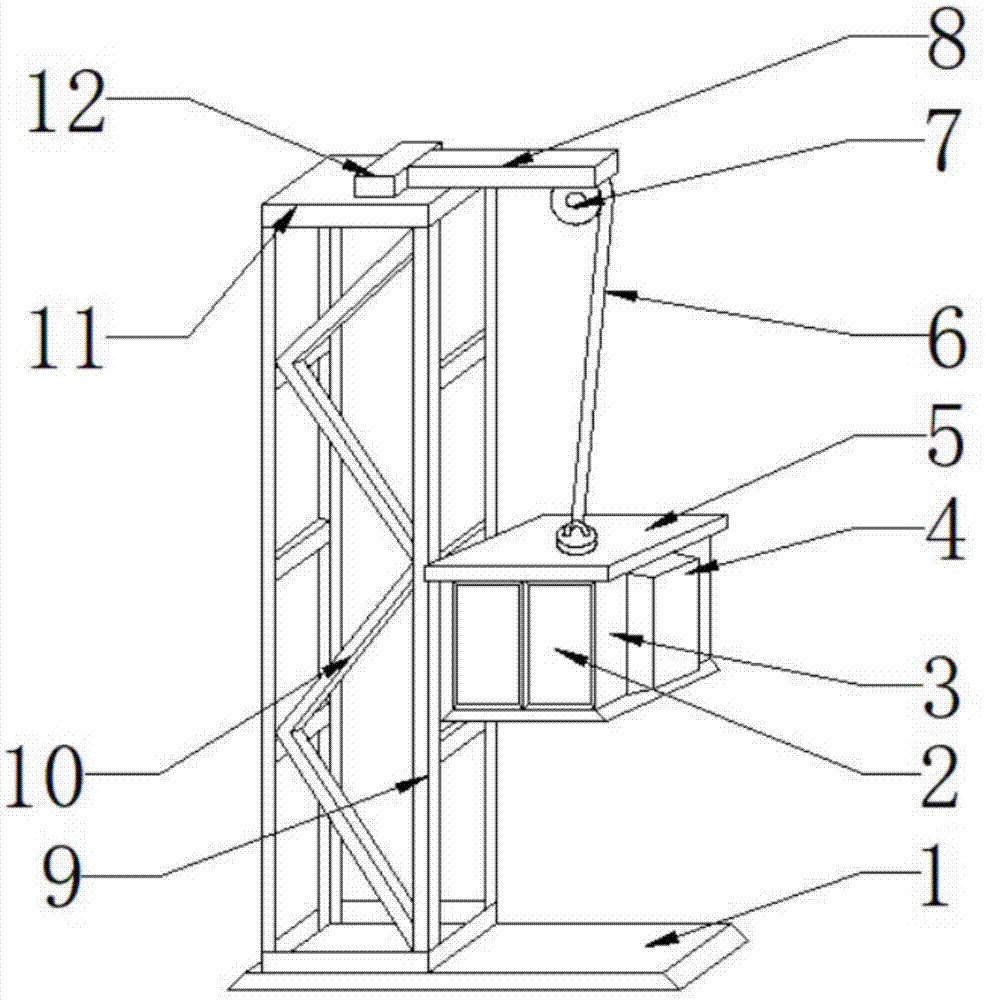 一种用于建设施工的安全升降机的制作方法