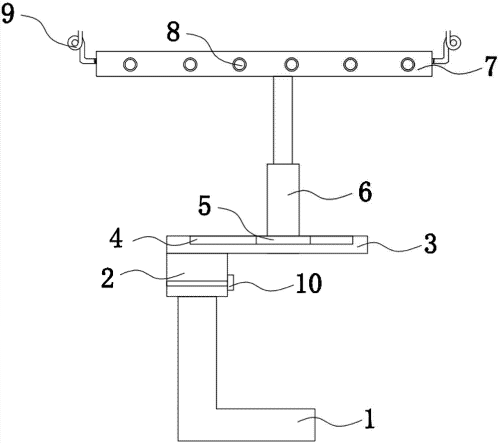 一种捻丝机导纱钩固定架的制作方法