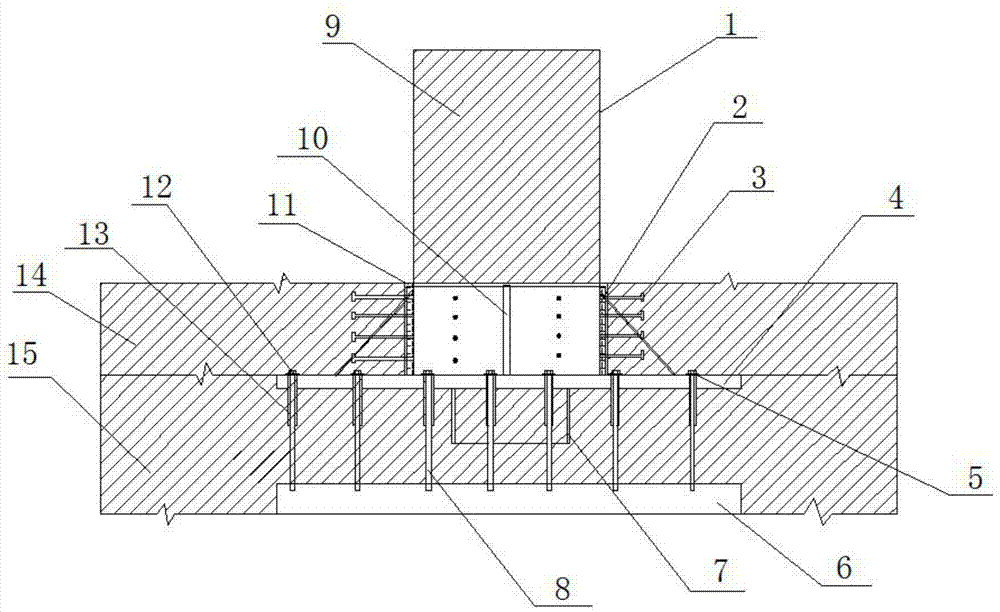一种建筑结构设计墙柱脚快速连接装置的制作方法