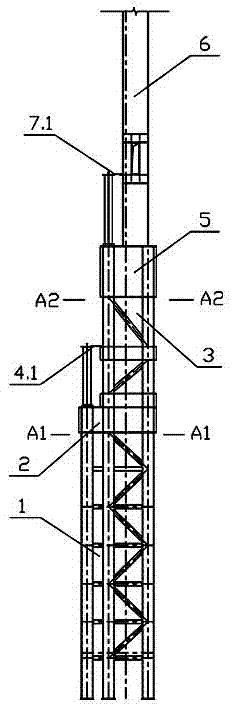 用于大吨位双层吊车厂房的钢管砼格构柱的制作方法