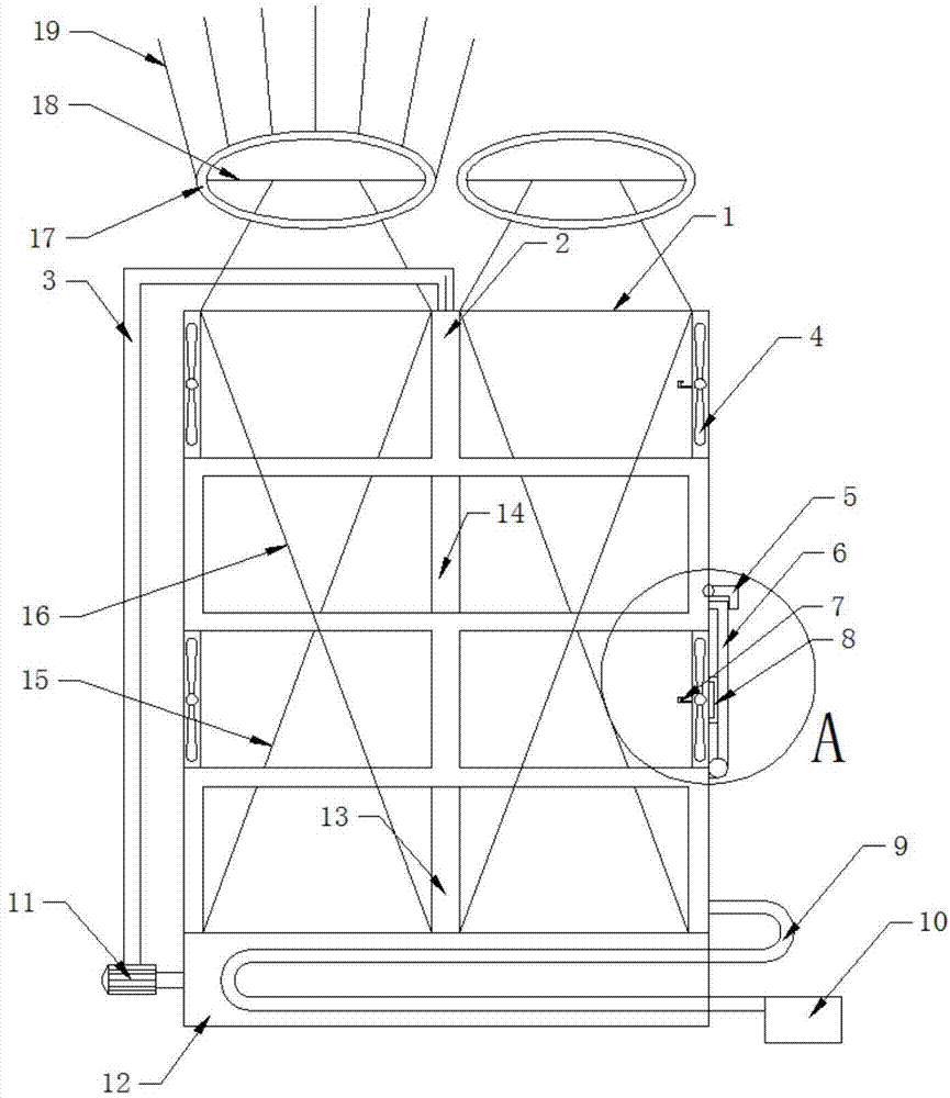 一种循环式蒸发散热电子机柜的制作方法