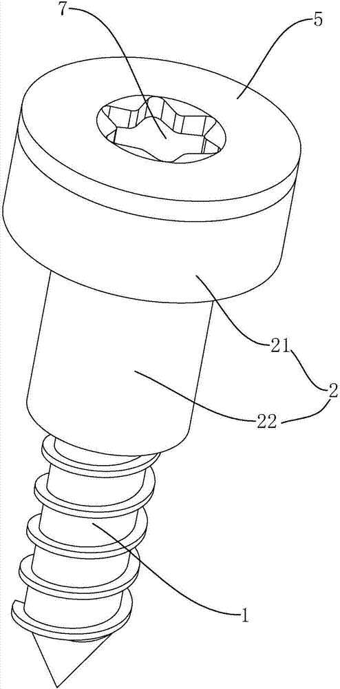 一种圆柱头轴位螺钉的制作方法