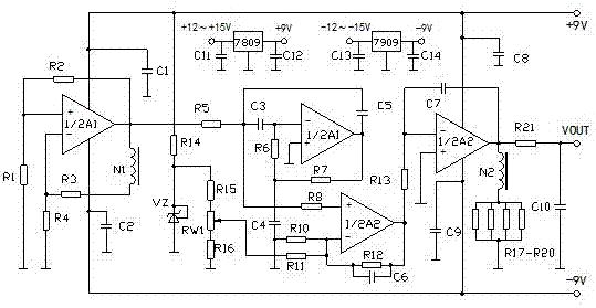 一种闭环型直流漏电流传感器电子线路的制作方法