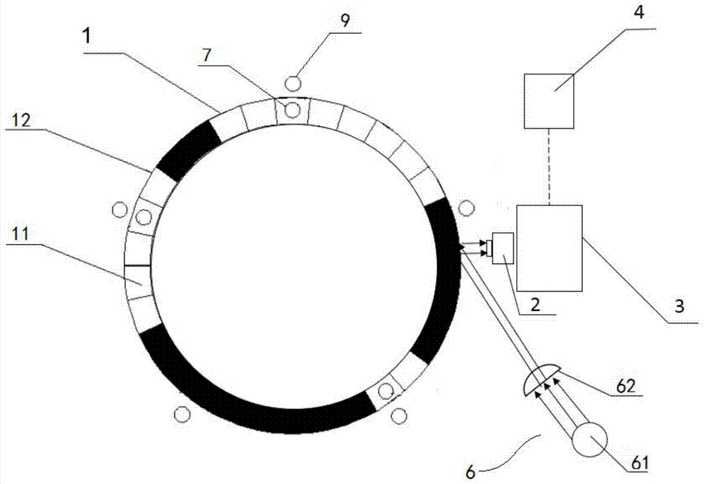 一种旋转光栅编码器旋转角度测量装置及方法与流程