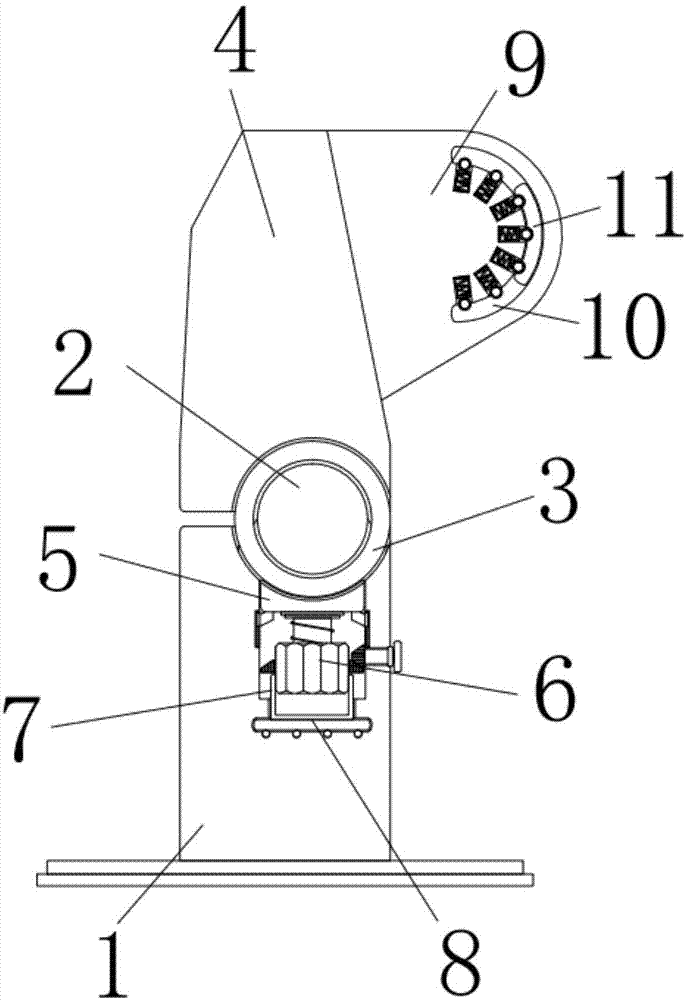 一种LED灯固定支架的制作方法