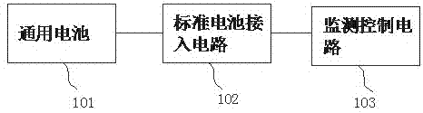 通用电池智能判断控制电路及灯具的制作方法