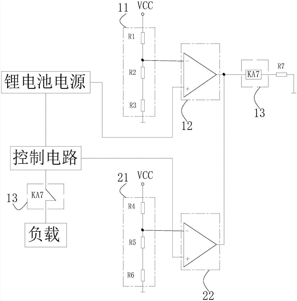 适用于电加热器的过流保护电路的制作方法