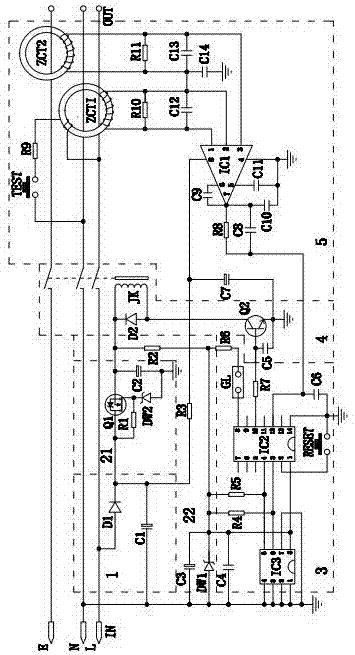 智能控制型三极通断漏电保护插头的制作方法