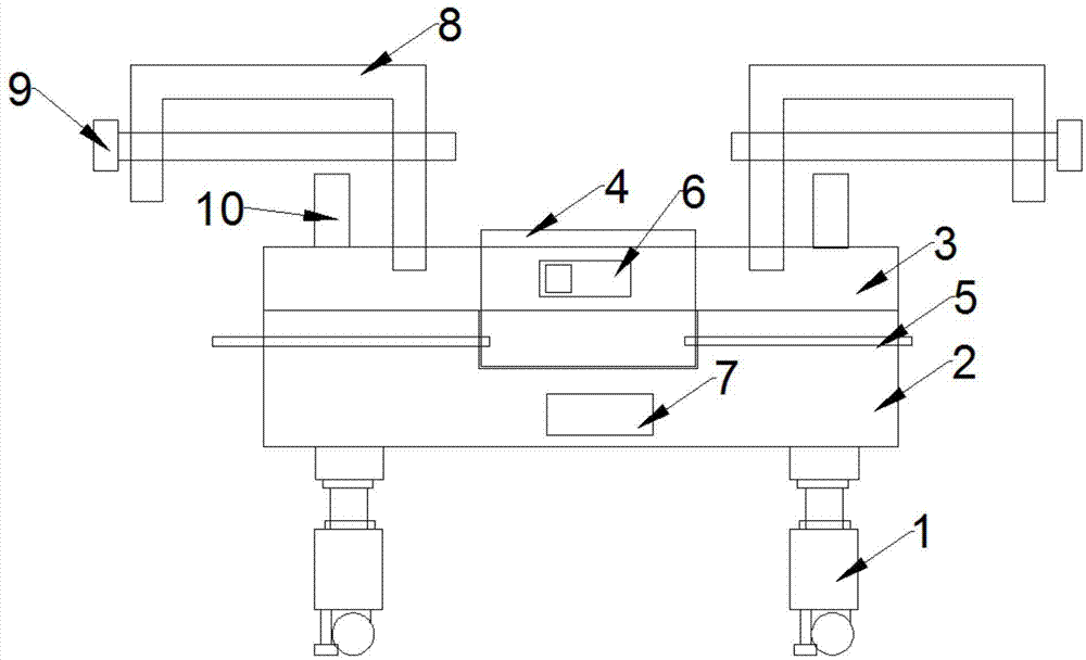 一种电力勘探水平架的制作方法