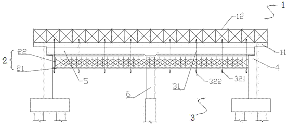 桥梁现浇箱梁反吊支架系统及其施工方法与流程