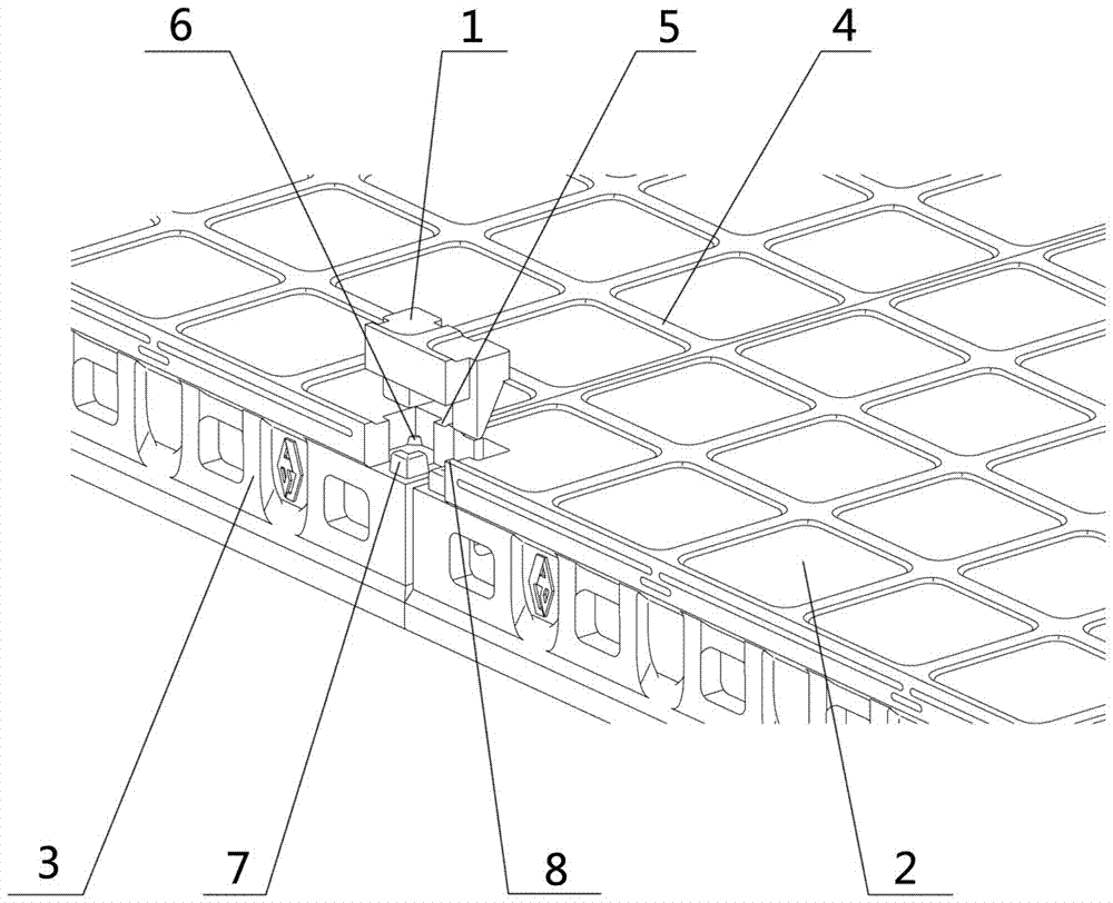 建筑模板的对接连接件以及建筑模板的对接连接方法与流程