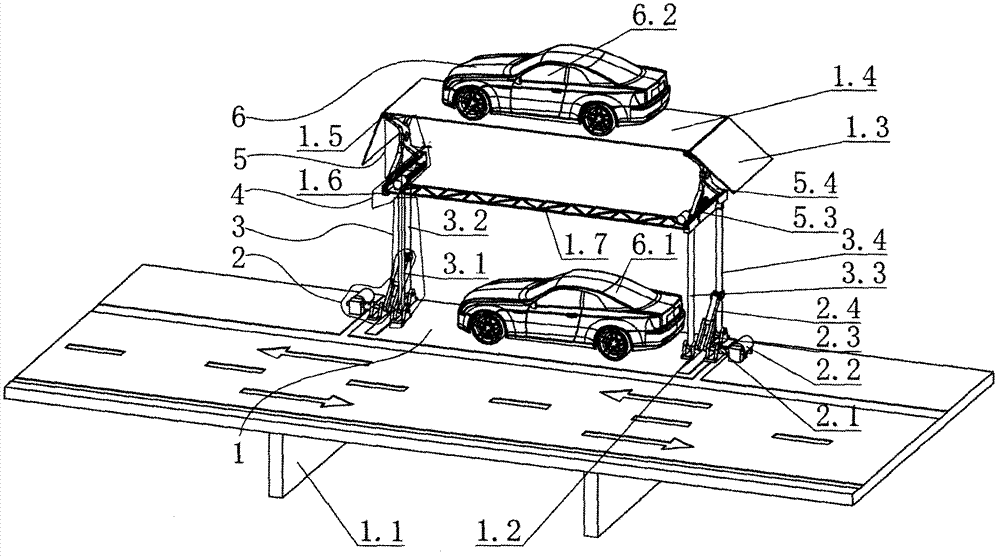 一种路边立体停车装置的制作方法