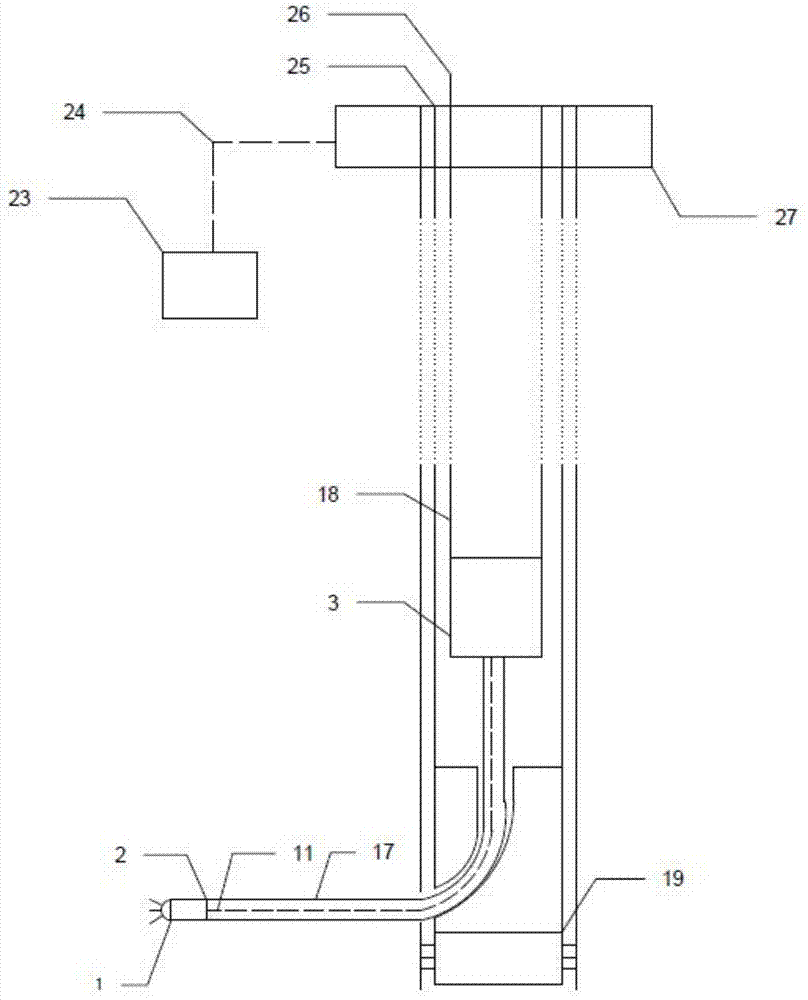 一种径向井轨迹测量装置及系统的制作方法