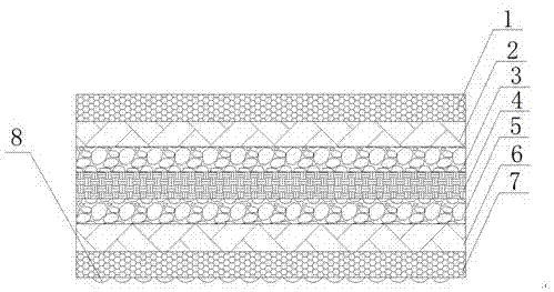 凸点耐摩擦稳固型土工膜的制作方法