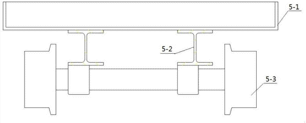 一种电炉炉门转移用摆渡系统的制作方法