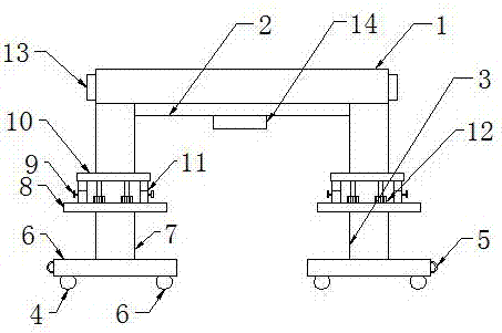 一种可升降的无轨门式起重机的制作方法