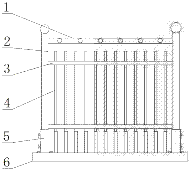 一种便于运输拆卸的复合型护栏的制作方法