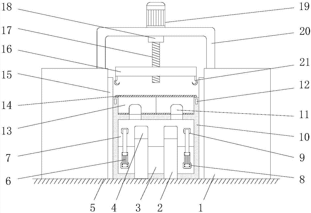 一种带有微调装置的钢坝闸门的制作方法