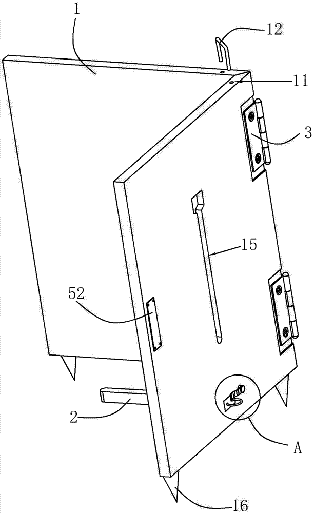 一种打桩用桩位对点器的制作方法