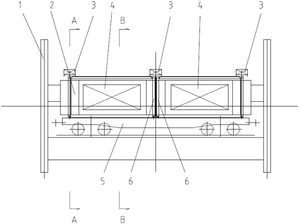 翻卸铁路平车运输顶开式集装箱及铁路敞车的翻车机的制作方法