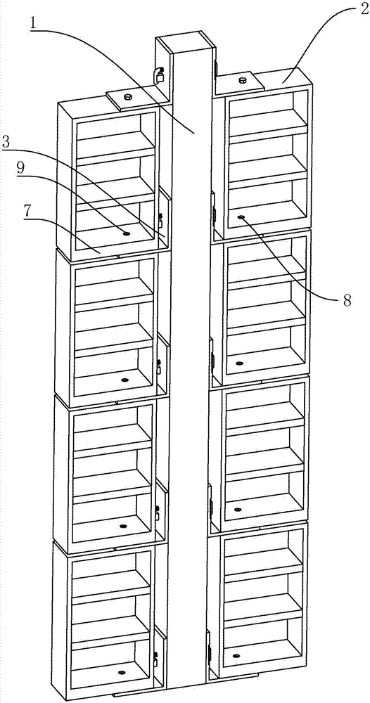 钢结构安装用装配式爬梯的制作方法