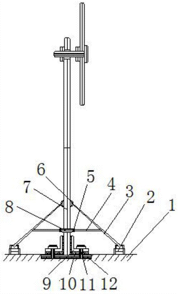 一种风力发电机组塔筒减震安装装置的制作方法