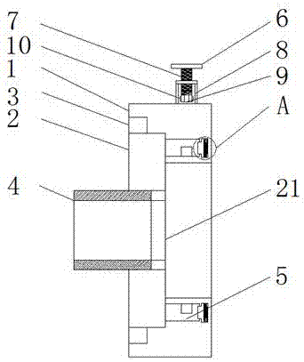 一种离心泵盖体连接结构的制作方法