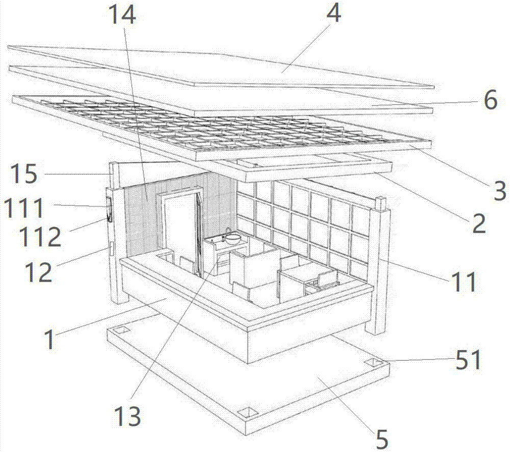 一种新型环保一体式生态建筑的制作方法