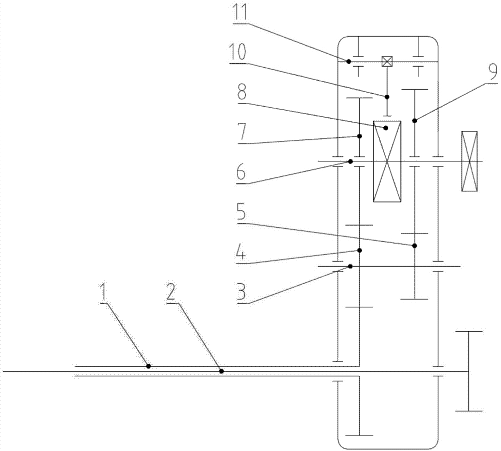 一种两挡全功率取力器的制作方法