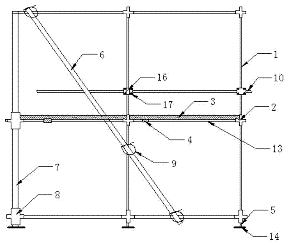 一种建筑工程施工现场防护棚的制作方法