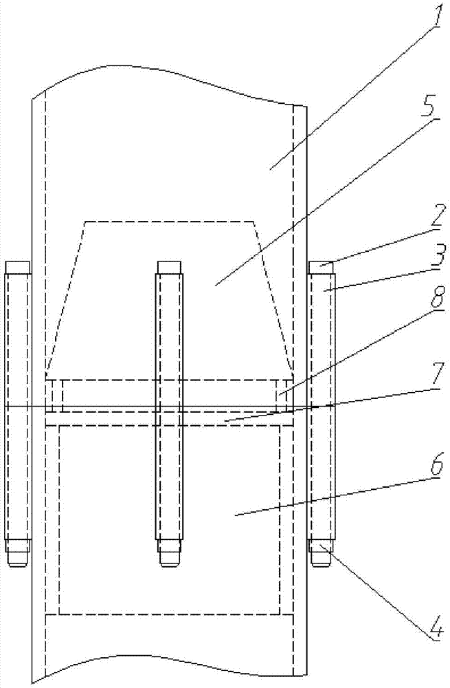 一种钢结构井道标准节连接结构的制作方法