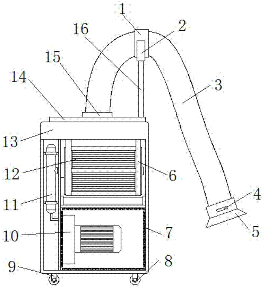 一种空压机加工焊接用净化器的制作方法