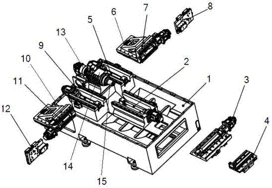 一种七轴六联动数控车床机床结构的制作方法