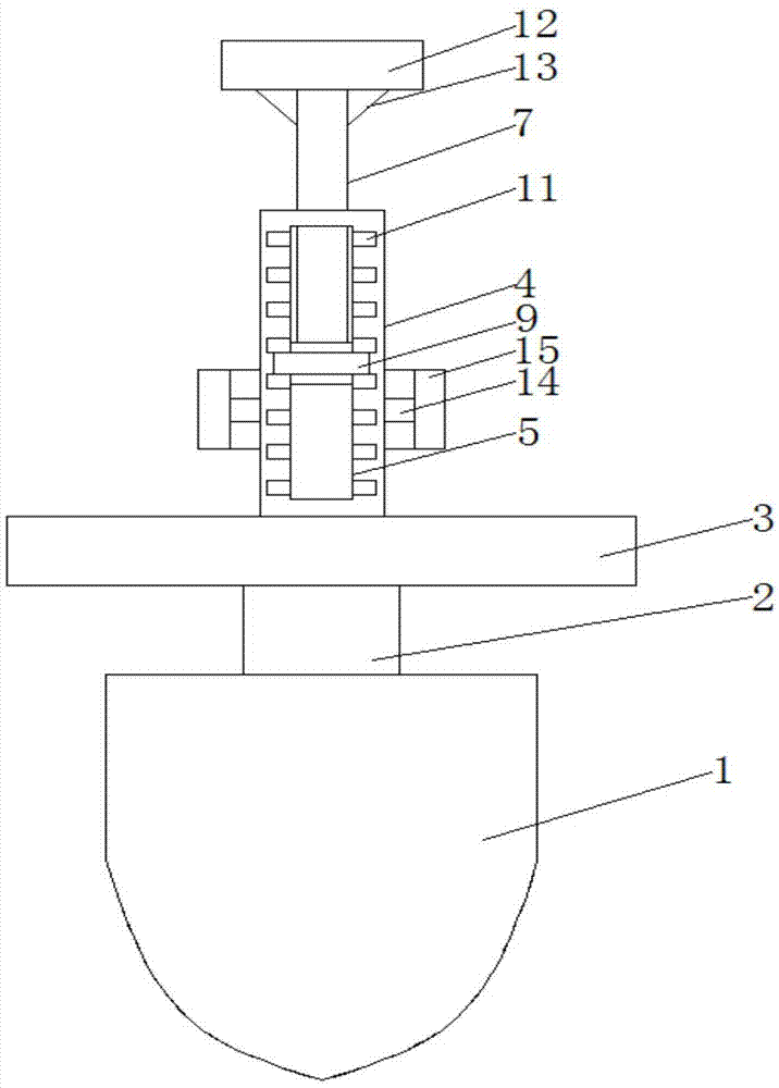 一种建筑施工用的铲锹的制作方法