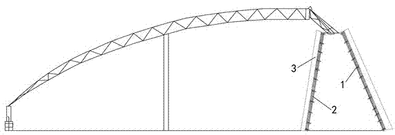 一种日光温室大棚夯土护坡保护结构的制作方法
