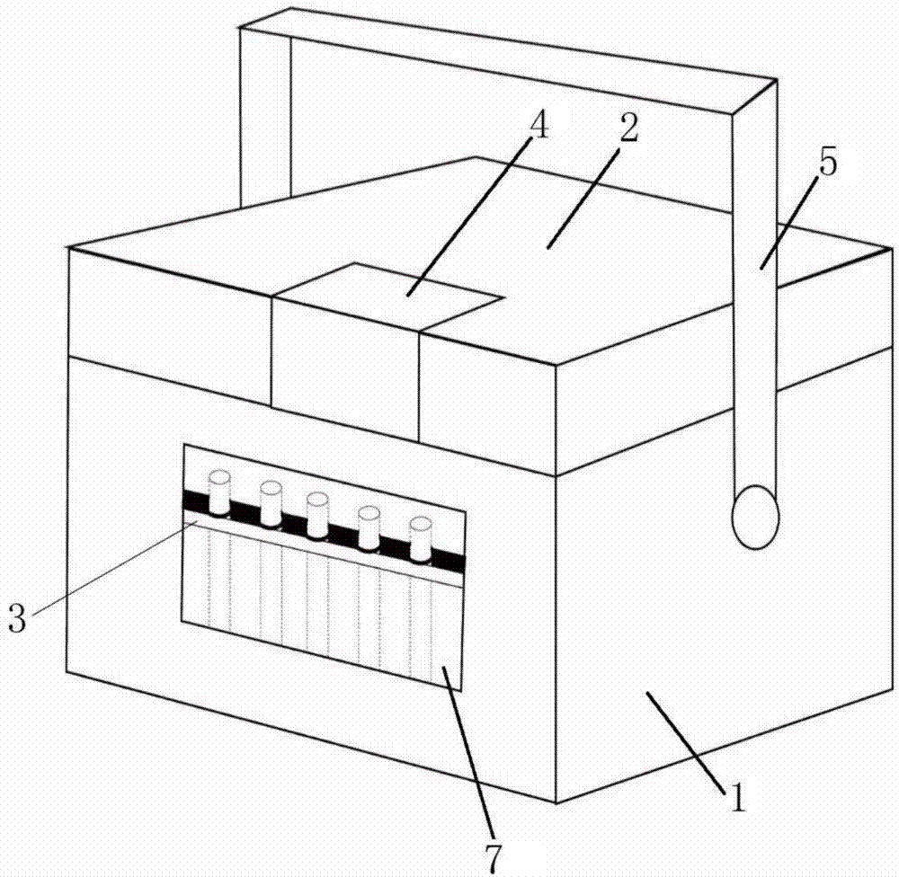 梯度降温盒的制作方法