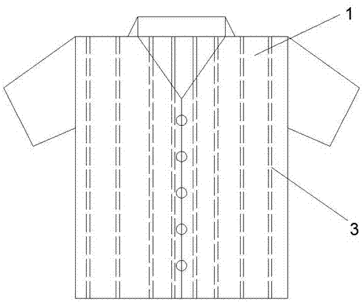 一种吸汗透气的衬衫的制作方法