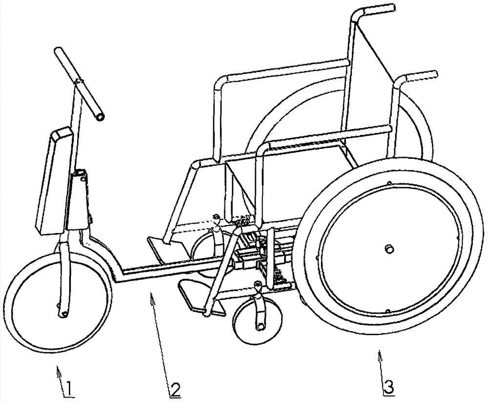 一种动力可装卸轮椅的制作方法