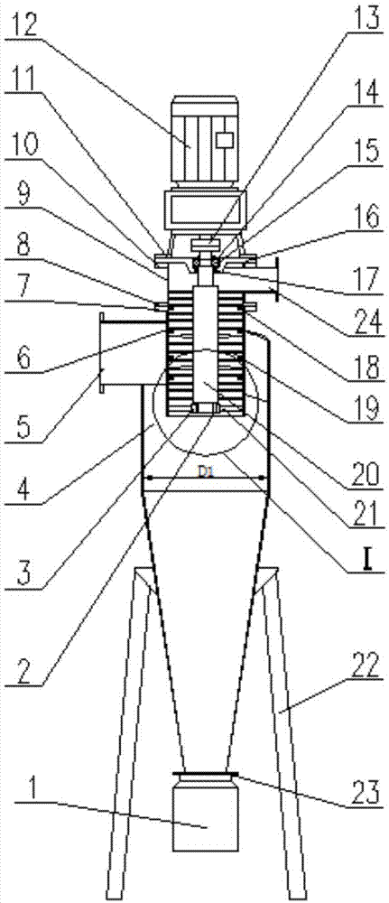 一种两级立式农作物秸秆炭化烟气除尘除焦装置的制作方法