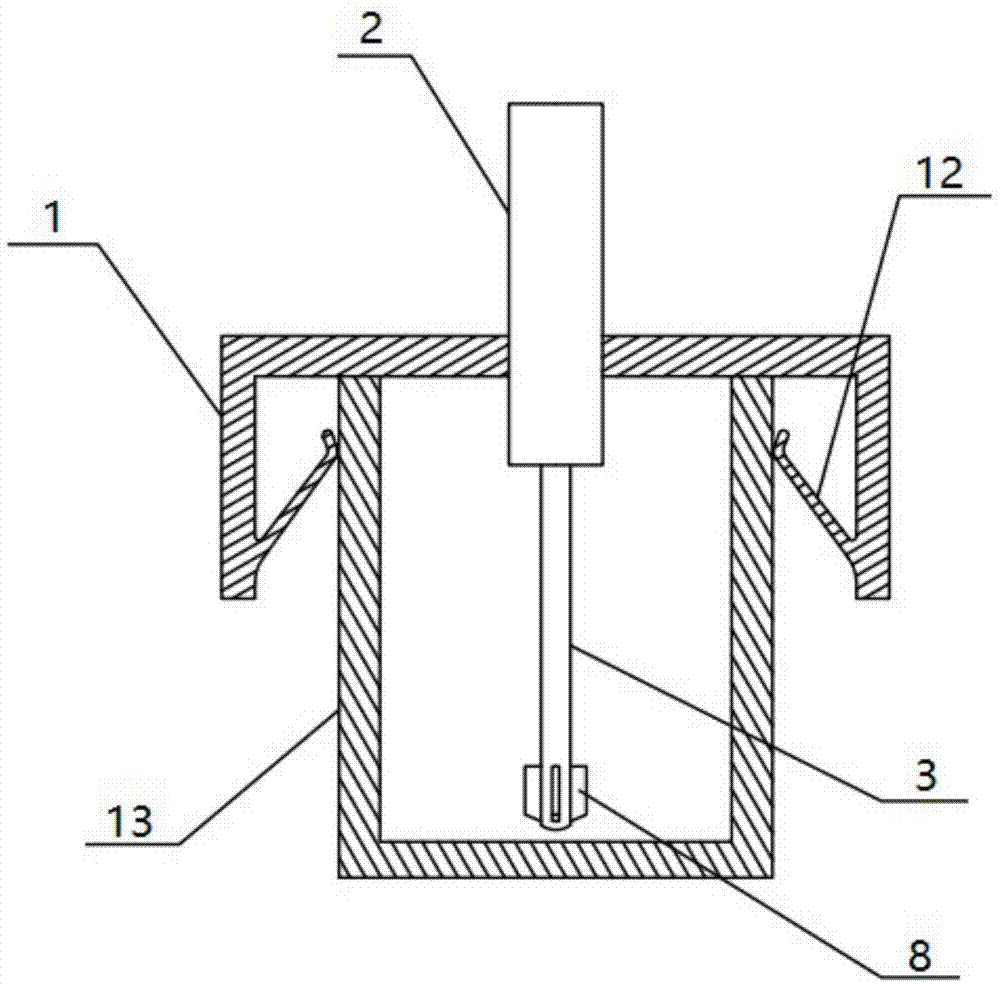 一种便携式测温搅拌器的制作方法