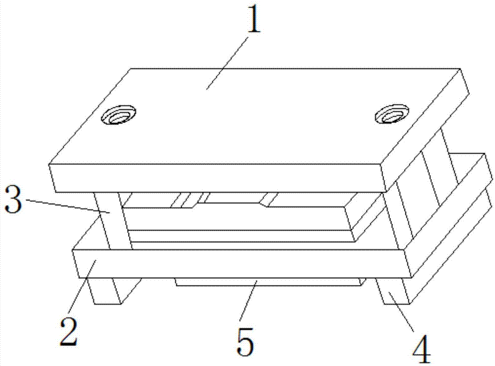 一种电器盒安装支架翻边模的制作方法