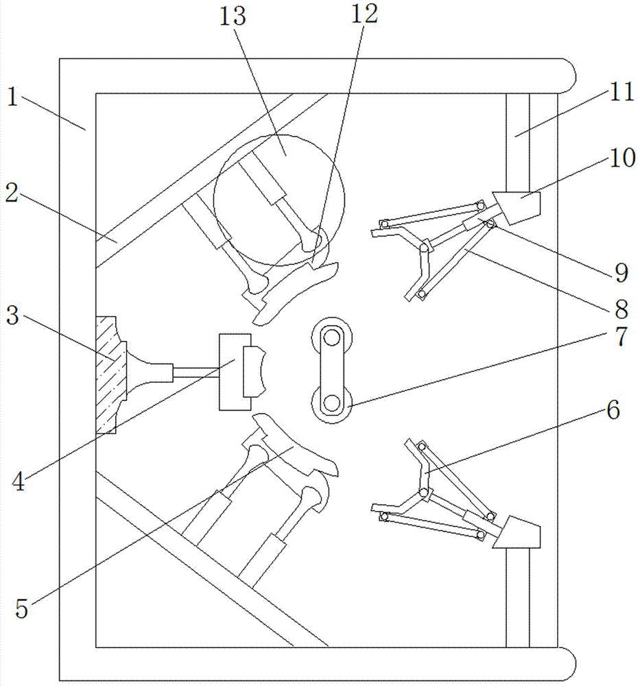 一种制动蹄铁塞焊设备的产品固定装置的制作方法