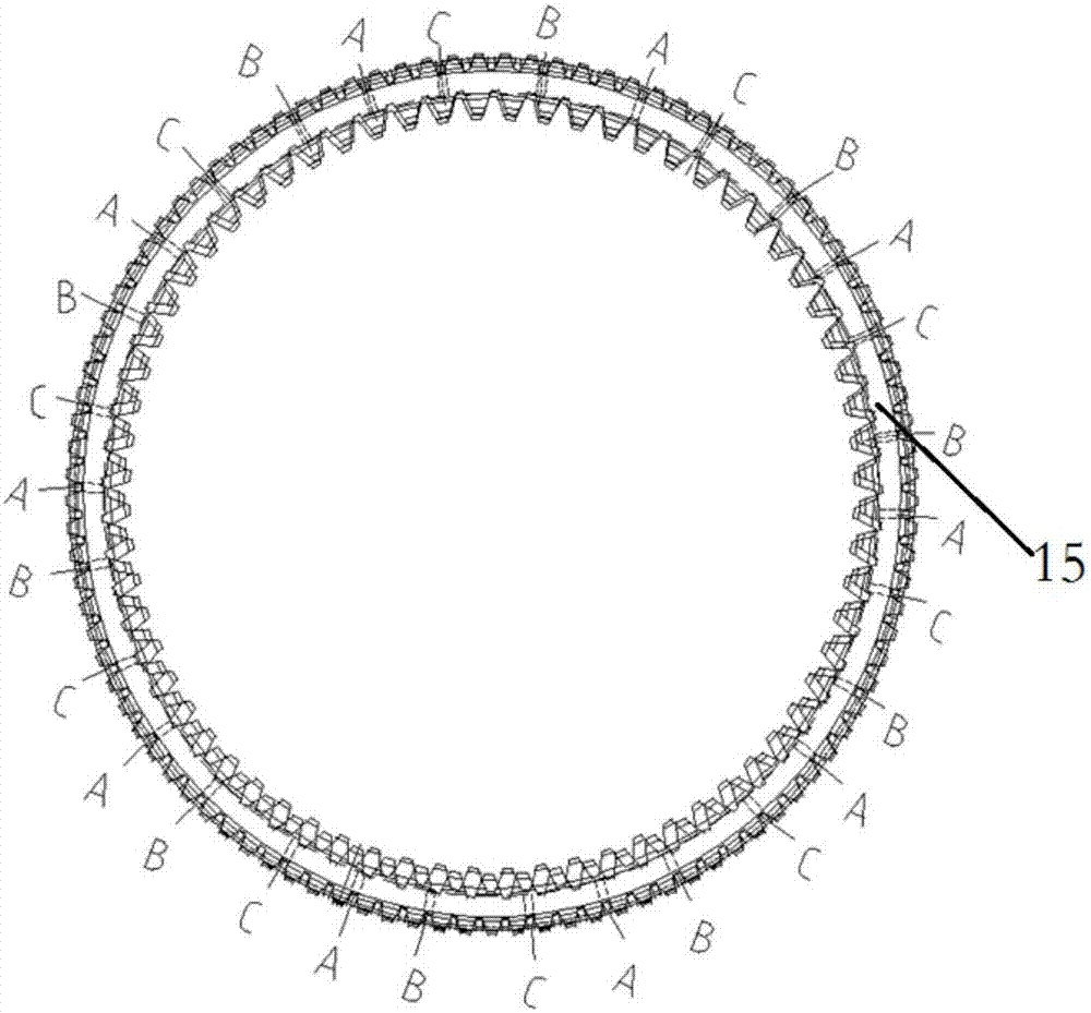 一种用于齿圈钻细长孔的三量球定心夹具的制作方法