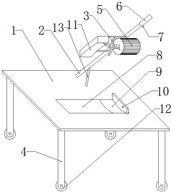 运用于金针菇包装线上的切根机的制作方法